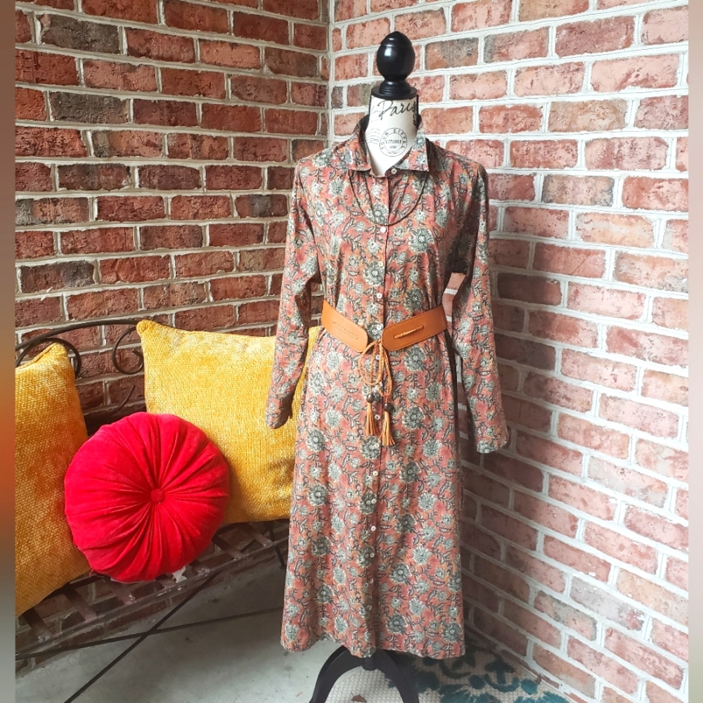 Natural Life Cotton Maxi Shirt Dress